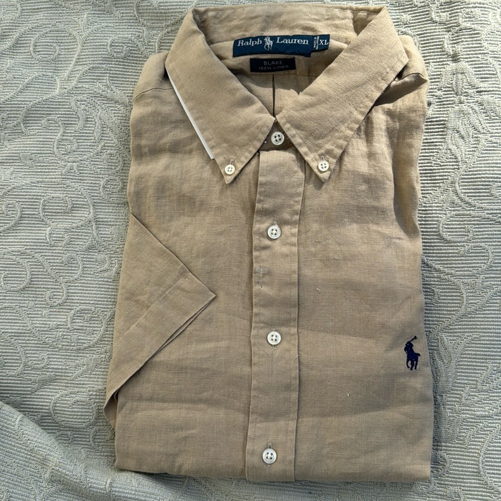 Ralph Lauren Linen Short Sleeve Shirt